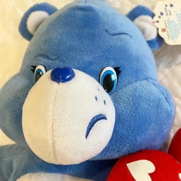 Care Bears Valentine Grumpy Bear Love Stinks 2015 Retired Very Rare NWT - Picture 3 of 12